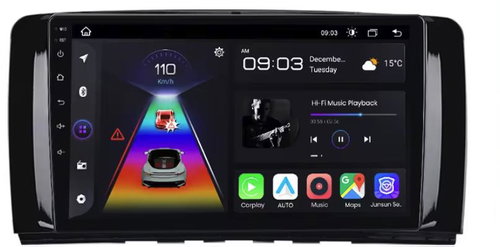 Hizpo 9" Car radio Mercedes Benz R Class W251 R300 R280 R320 2005-2017 CarPlay Android Auto navigati - Car Radio - Main image