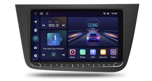 OSSURET 2din Car radio for Seat Toledo 2004-2009 and Altea XL 2004-2015 with GPS navigation, USB, WI - Car Radio - Main image