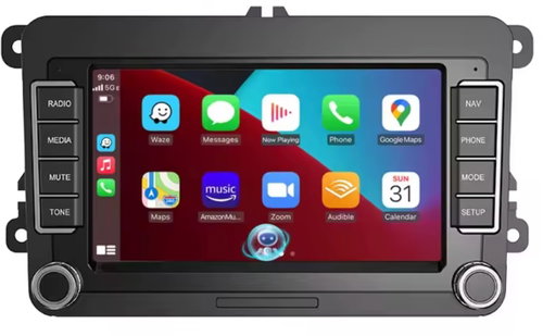 Hizpo Android Seat Skoda VW Volkswagen Car radio Volkswagen Jetta, Tiguan, Transporter T5.1, T6 - Car Radio - Main image