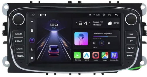 Hizpo 8 GB Car radio Ford Focus S-Max Mondeo Galaxy C-Max Kuga with CarPlay, Android Auto, GPS navig - Car Radio - Main image