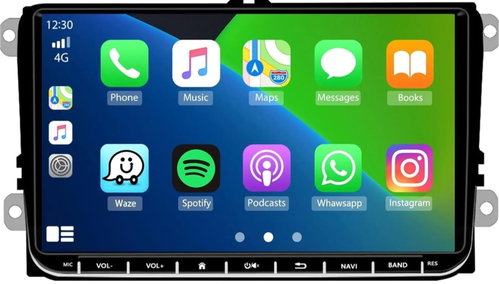 Ossuret 8+64GB Car Radio Volkswagen, Skoda, Seat - Passat Golf Tiguan Octavia, Fabia, Yeti CarPlay - Car Radio - Main image