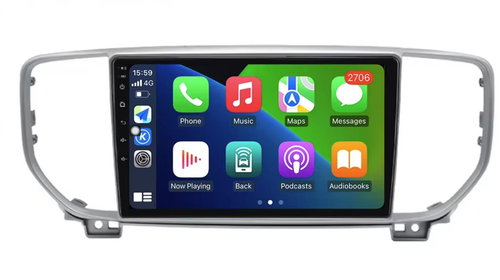 Ossuret 2GB RAM Car radio KIA SPORTAGE 4 QL 2016 - 2018 with Android, GPS Navigation, WIFI, USB - Car Radio - Main image