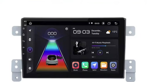 Hizpo Car radio Suzuki SX4 2006-2013 with Android + RDS, Car radio Fiat Sedici 2005-2014 Android wit - Car Radio - Main image