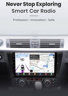 Hizpo 9" Touchscreen Car Radio BMW 3 E90 E91 E92 E93 Android Auto, CarPlay WIFI, GPS, USB, Navigatio - Car Radio