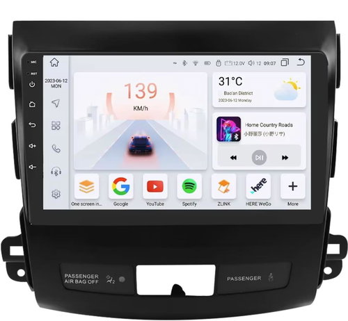 Hizpo 4 GB RockFord Car radio Mitsubishi Outlander xl 2 2005-2011, CITROEN C-CROSSER 2007-2013 - Car Radio - Main image