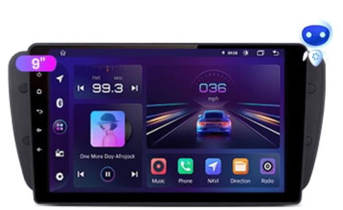 Ossuret 2din Android Car radio for Seat Ibiza 6J 2009 - 2013 with GPS navigation, USB, WIFI - Car Radio - Main image