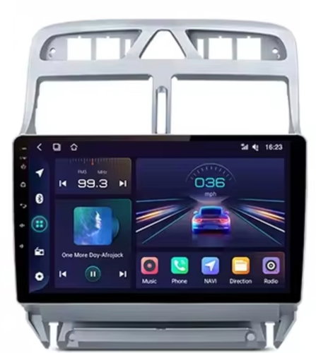 Hizpo 2Din Car radio for PEUGEOT 307 (2002 - 2013) Version "C", Android Auto GPS Navigation Peugeot  - Car Radio - Main image