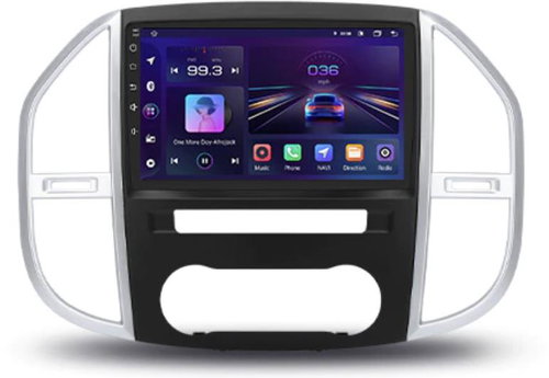 Hizpo 2din Android Car radio for Mercedes Benz Vito W447 2014-2021 with frame, wiring and canbus - Car Radio - Main image