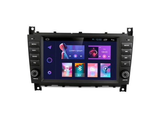 Hizpo Android Car radio Mercedes CLC W203 2008-2010, C-Class W203 2004-2007 2din car radio GPS - Car Radio - Main image