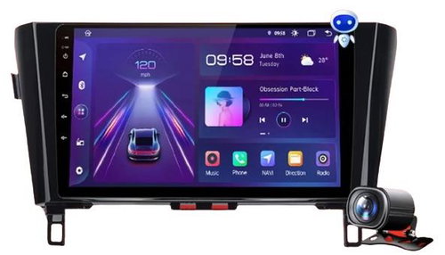 Ossuret Android Car radio Nissan Qashqai J11 X-Trail 3 T32 2013-2017 radio with GPS navigation, WIFI - Car Radio - Main image