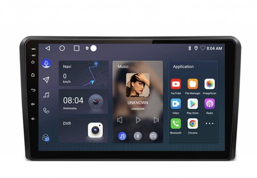 Ossuret Car radio of the Audi A3 2 8P 2003 - 2013, GPS Navigation, Camera, WIFI, Bluetooth, USB, And - Car Radio - Main image