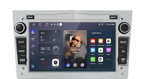 Hizpo 2din Android car radio C for Opel in 3 colours - black, silver, grey, Opel ASTRA car radio - Car Radio - Main image