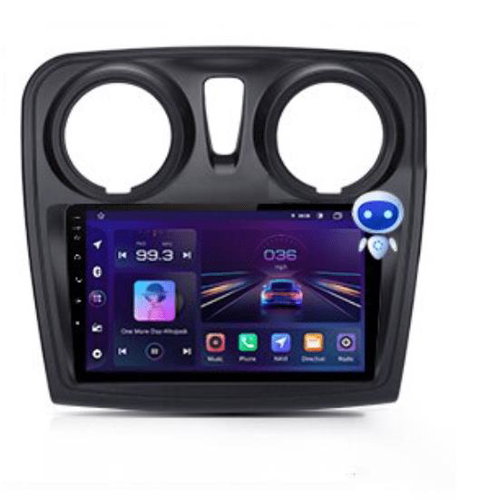 Hizpo 2din Car radio for Renault Logan 2, Dacia Sandero 2014-2019 Android with GPS navigation, WIFI, - Car Radio - Main image