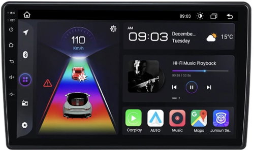 HIZPO 2GB Android Car radio Skoda Fabia 2 2007 - 2014 with GPS navigation, WIFI, USB, Bluetooth - Car Radio - Main image