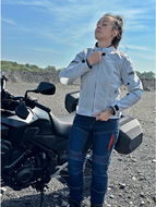 TXR Summer stříbrná, vel. XL - Bunda na motorku