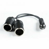 Autoadaptér Alum 2x 12/24V - Autoadaptér