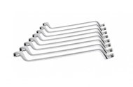Hogert Sada zahnutých očkových klíčů 8 ks - Box-End Wrench Set