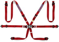 Sparco Racing 6 point belt COMPETITION H - 2 PD Martini Racing, FIA homologation including FHR, red - Safety Belt