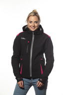 MAXX - NF 2776 Dámská soft-shell bunda černo-fialová L - Bunda na motorku