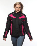 MAXX - NF 2400 Women's textile jacket black-purple XL - Motorcycle Jacket