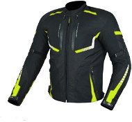 MAXX - AT 2119 Textilní bunda černo-zelený reflex  - Motorcycle Jacket