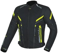 MAXX - AT 2125 Textilní bunda černo-zelený reflex  - Motorcycle Jacket