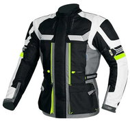 MAXX - NF 2206 Textile jacket long black grey-green reflex XXXL - Motorcycle Jacket