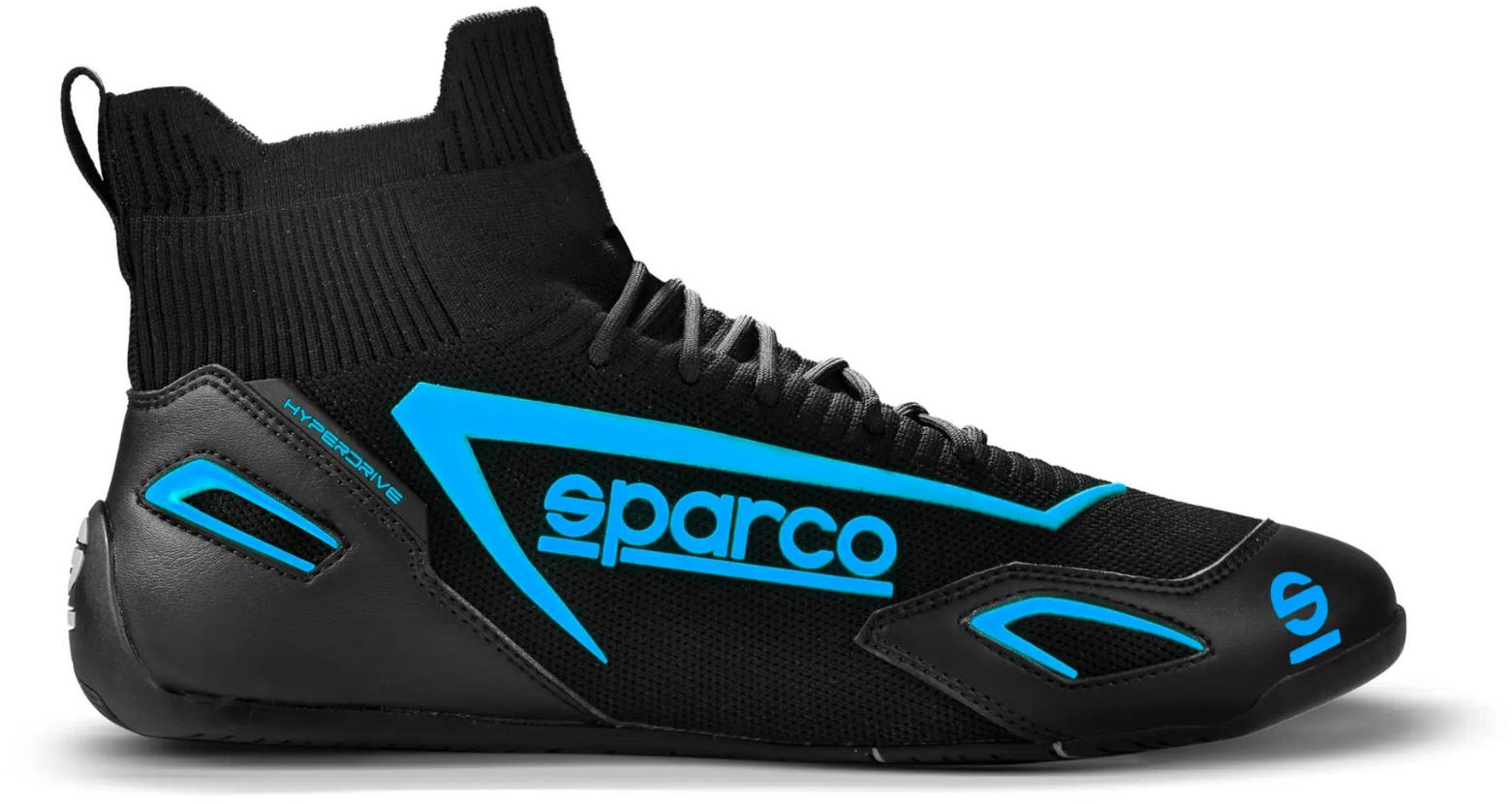 Sparco Hyperdrive Gamer cipő, fekete-kék, 39-es méret