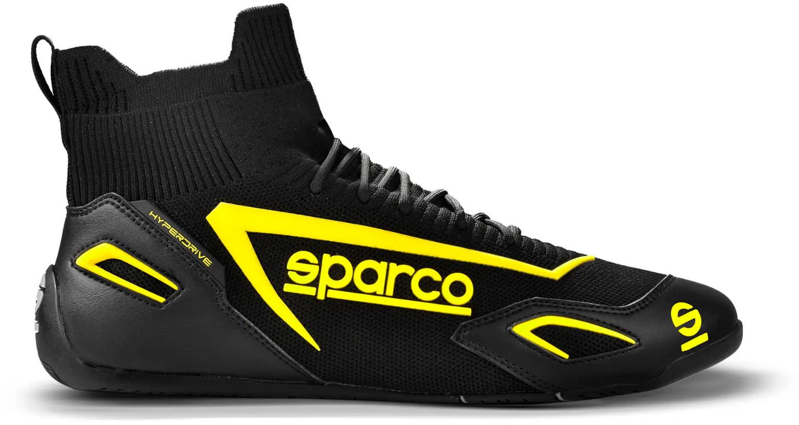 Sparco Hyperdrive Gamer cipő, fekete-sárga, 39-es méret