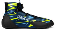 Sparco Kartingové boty K-RAPID s otočným zapínáním, s homologací FIA, modro-žluté, vel. 37 - Racing Boots