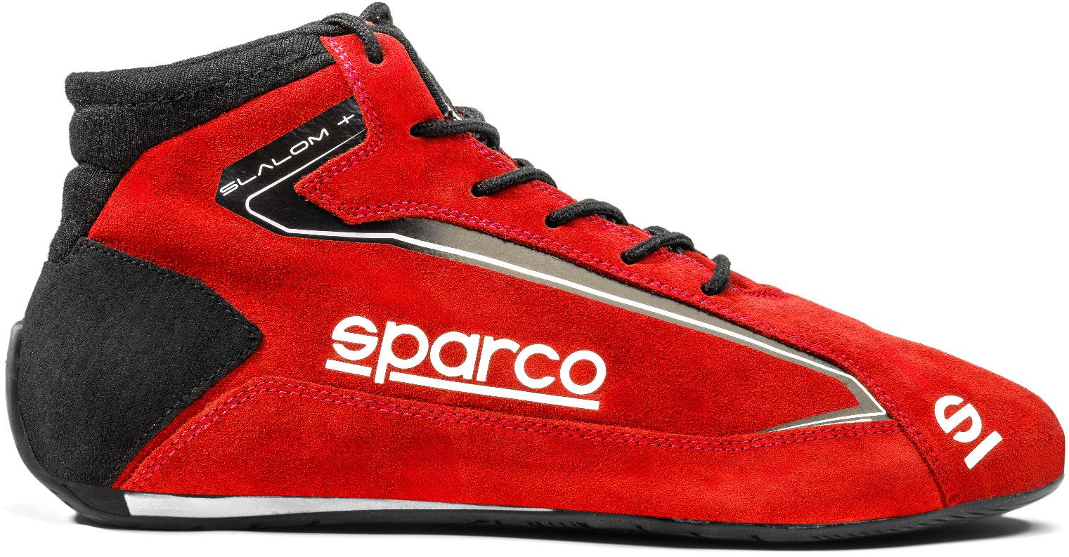 Sparco SLALOM+ Versenycipő, FIA homologizált, piros, 45-ös méret