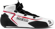 Sparco RAPID s otočným zapínáním, s homologací FIA, bílo-červené, vel. 44 - Racing Boots