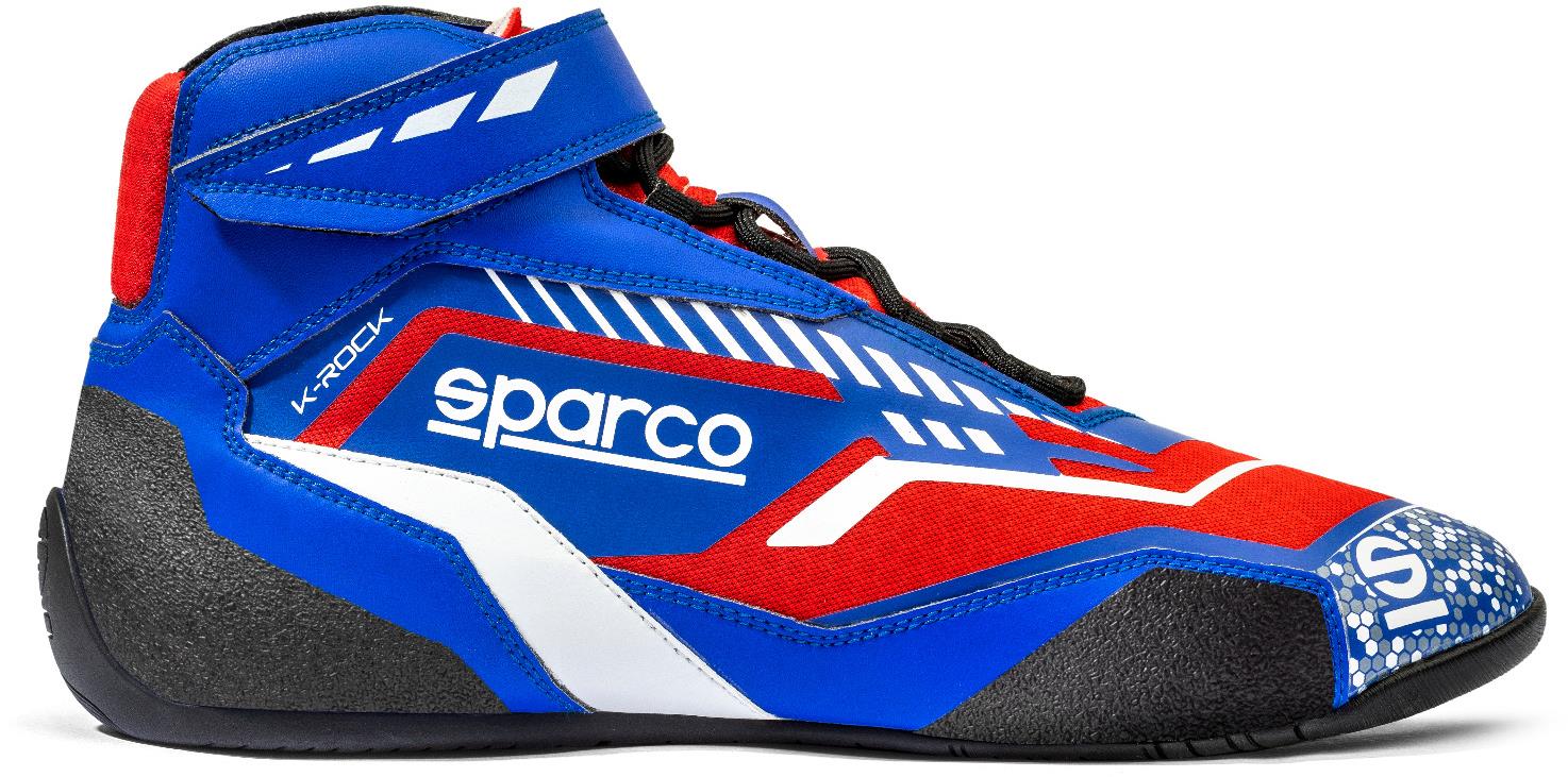 Sparco K-ROCK Gokart cipő, kék-piros, 44-es méret