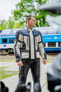 TXR Expedition black-grey-blue-red 3XL - Motorcycle Jacket