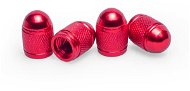 BYC Čepičky ventilků ALU, 4 ks, červené - Valve Caps