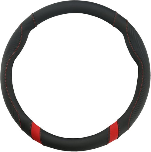 Compass Steering wheel cover Touring red - Steering Wheel Cover - Main image