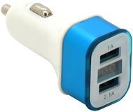 COMBI plug - USB, voltmeter, ammeter (1,0+2,1A) - Plug