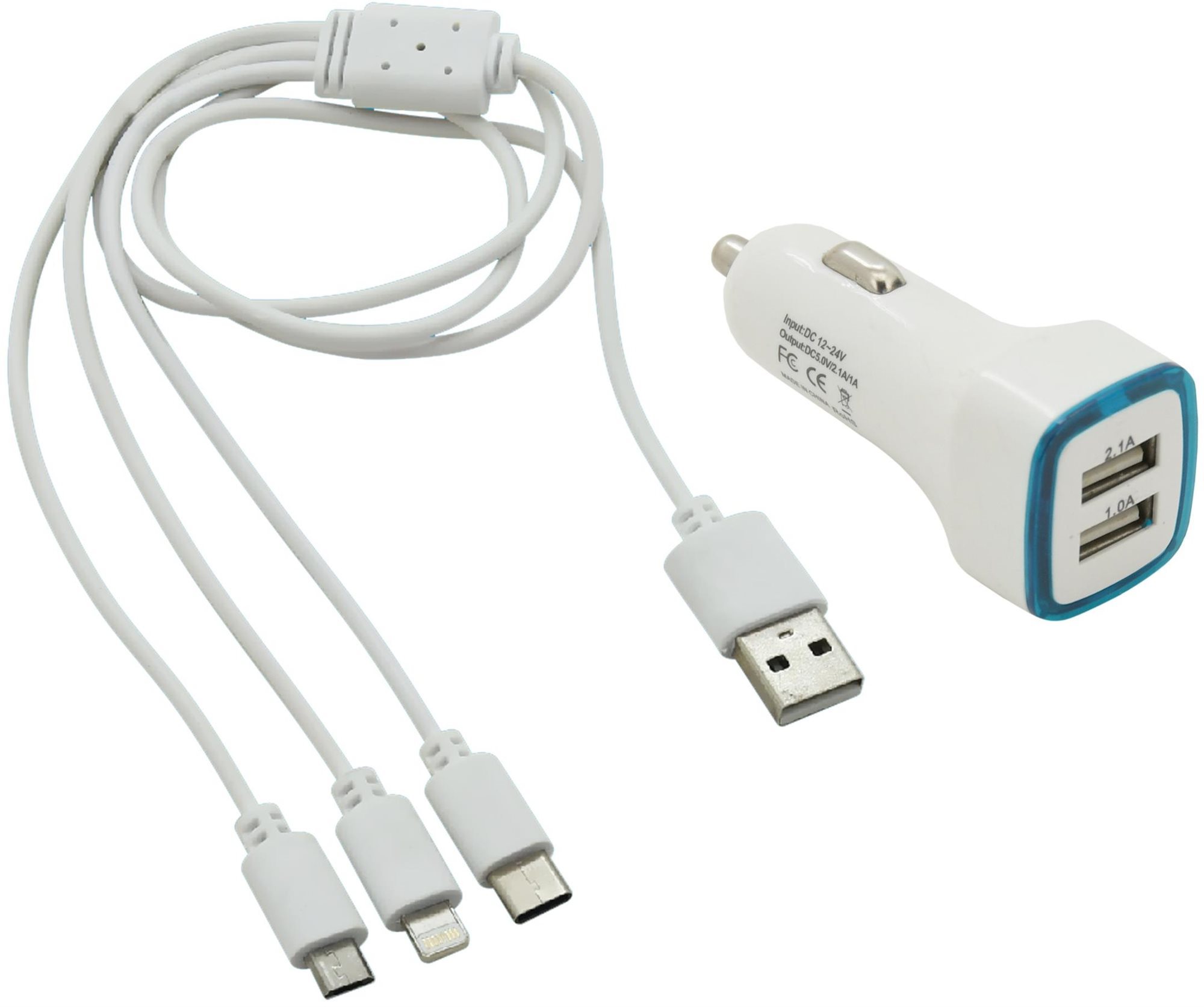 Compass USB 3in1 - micro USB, iPhone, USB C