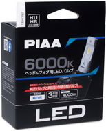 PIAA Gen4 LED náhrady autožiaroviek H8/H9/H11/H16 6000 K so zabudovaným štartérom - LED autožiarovka