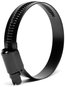 Hose Clip Escape6 stainless steel hose clamp for pressure hoses black, clamp range 44-56 mm - Hadicové spony