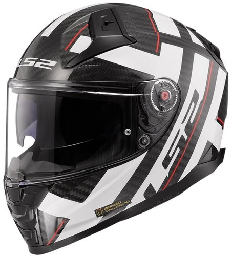 LS2 FF811 VECTOR II-06 CARBON-06 STRONG bílá vel. S - Motorbike Helmet - Main image