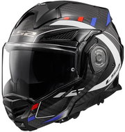 LS2 FF901 ADVANT-X CARBON FUTURE překlápěcí bílá/modrá vel. L - Motorbike Helmet