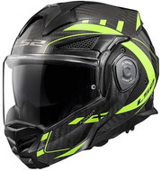 LS2 FF901 ADVANT-X CARBON FUTURE překlápěcí Hi-Vis-žlutá vel. XS - Motorbike Helmet