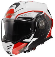 LS2 FF901 ADVANT-X HPFCMETRYK překlápěcí bílá/červená vel. XL - Motorbike Helmet