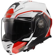 LS2 FF901 ADVANT-X HPFCMETRYK překlápěcí bílá/červená vel. XS - Motorbike Helmet