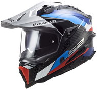 LS2MX701 EXPLORER-06 CARBON FRONTIER adventure black/blue sized. XXXL - Motorbike Helmet