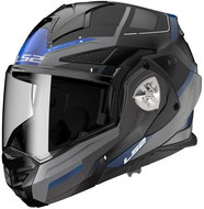 LS2 FF901 ADVANT-X HPFC SPECTRUM překlápěcí černá/modrá vel. M - Motorbike Helmet