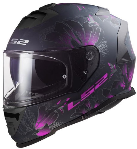 LS2 FF800 STORM II-06 BURST matná-černá/růžová vel. XXL - Motorbike Helmet - Main image