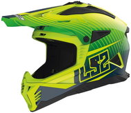 LS2MX708 FAST II-06 DUCK off-road matná Hi-Vis zelená/žlutá vel. XL - Motorbike Helmet