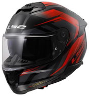 LS2 FF808 STREAM II-06 FURY integral black/red size 2.5 mm S - Motorbike Helmet